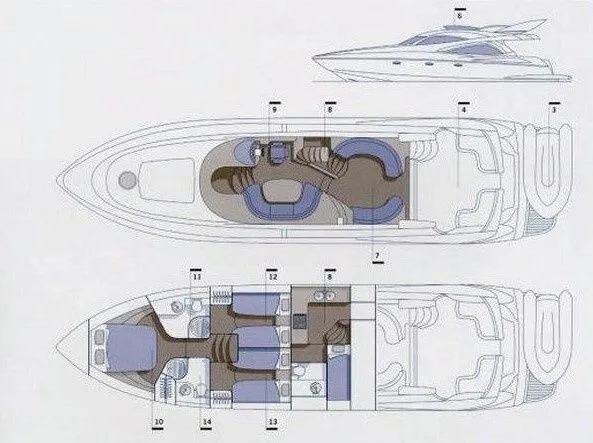 18.7m Mali Losinj Sunseeker Manhattan 56 Hire