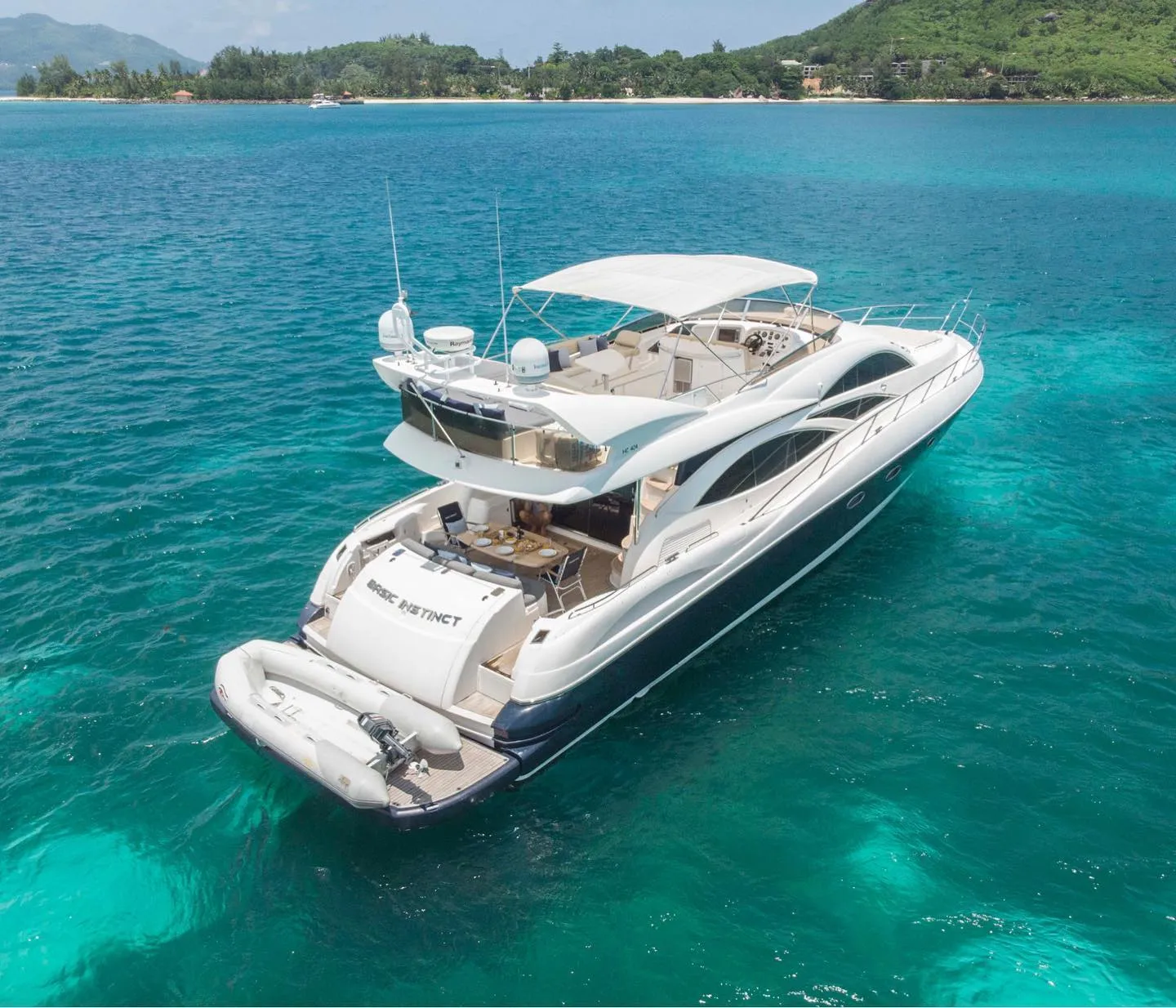 Explore Eden Island on a 23.05m Rental Sunseeker Manhattan 74