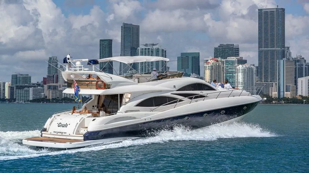 Charter a 24m Sunseeker Manhattan 74 Motor Yacht in Miami
