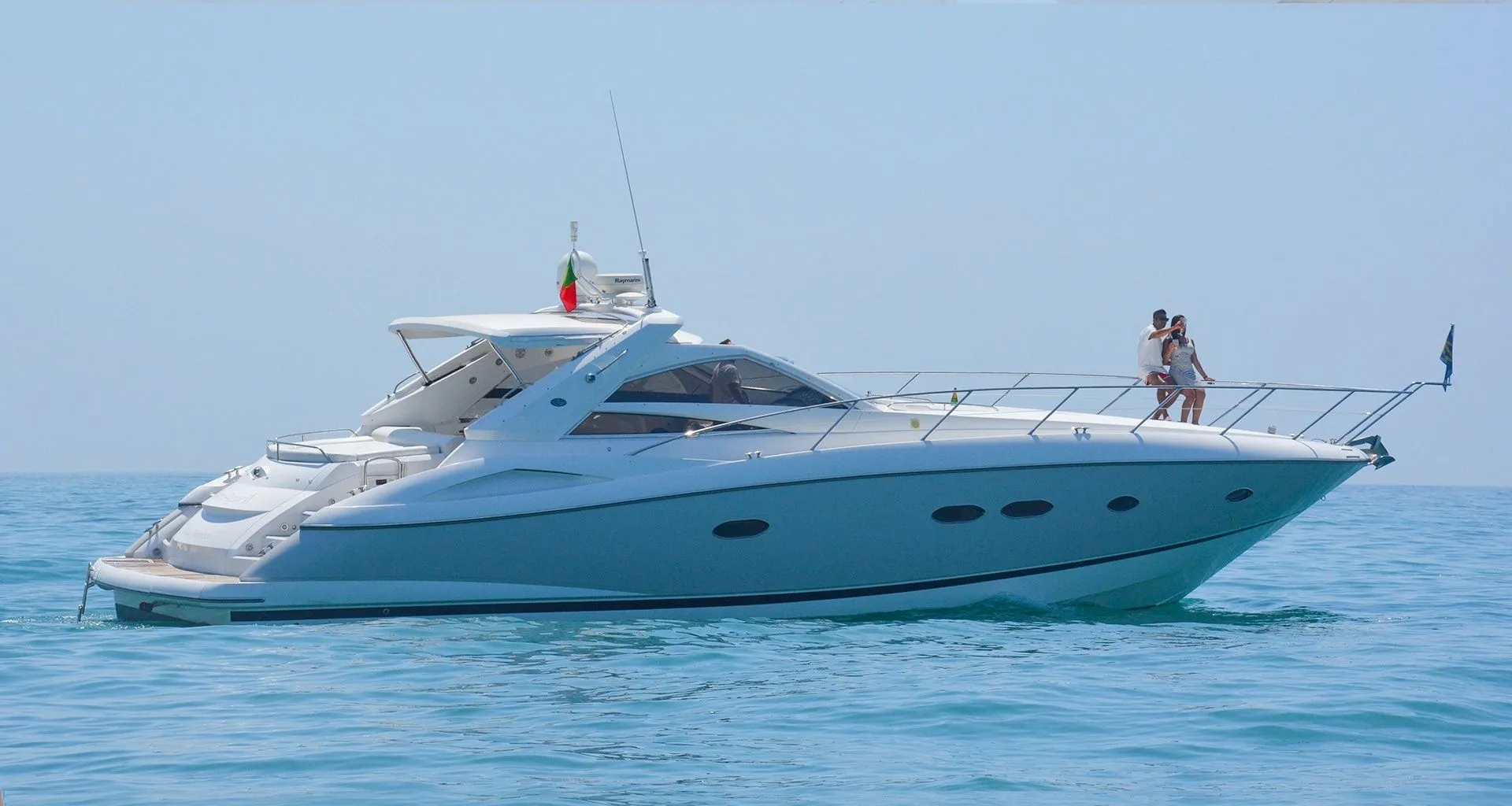 Explore Vilamoura on a 16.21m Rental Motor Yacht