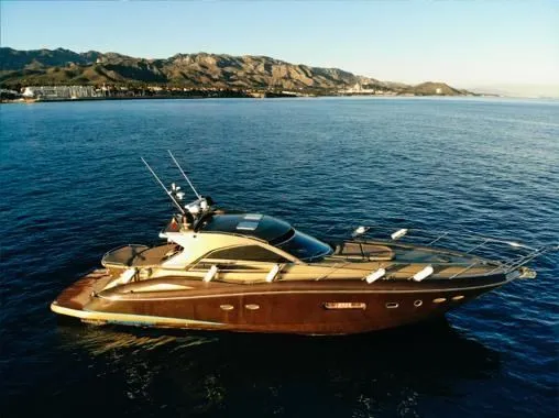 Explore Sant Antoni de Portmany on a 17.5m Rental Sunseeker Predator 55