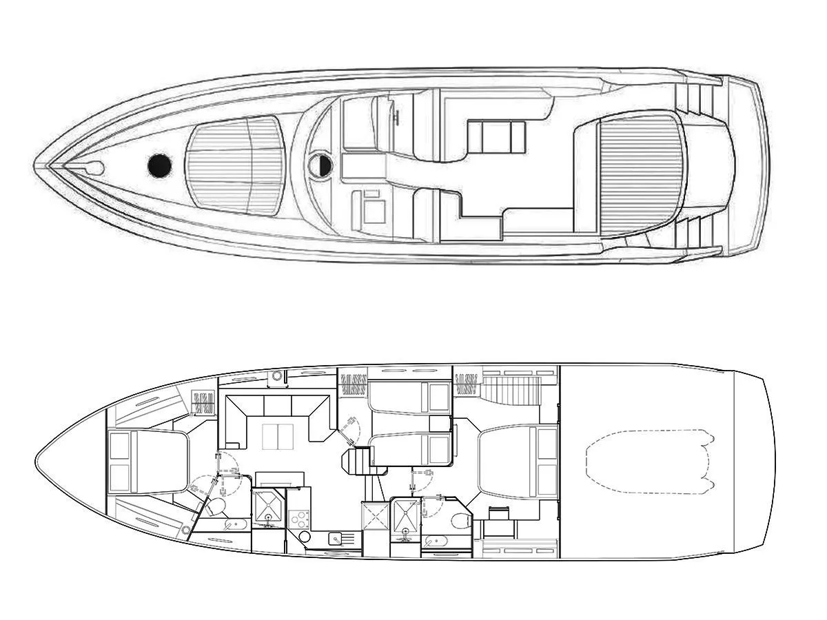 Explore Positano on a 18.28m 2 Cabin Motor Yacht Rental