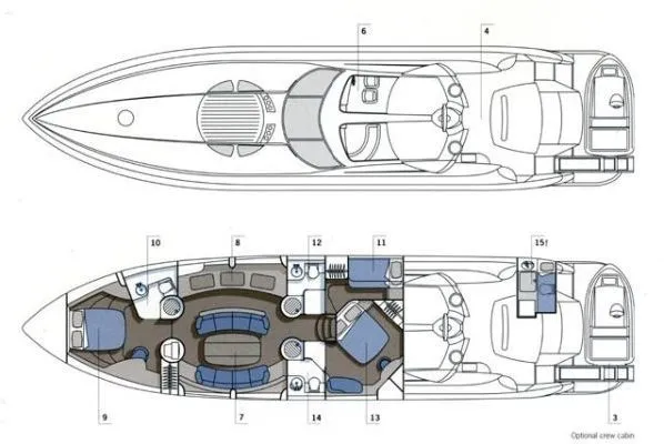 Explore Siracusa on a 24m Rental Motor Yacht Sunseeker Predator 75