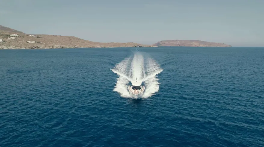 Rent a 13.2m Swan Shadow Motor Yacht in Mykonos City