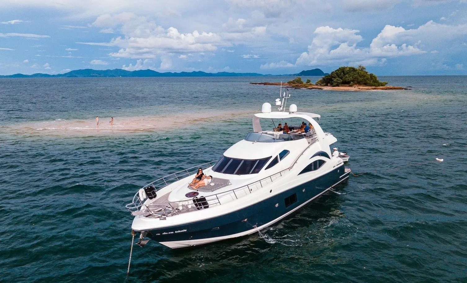 Explore Pa Klok on a 23m 4 Cabin Motor Yacht Rental