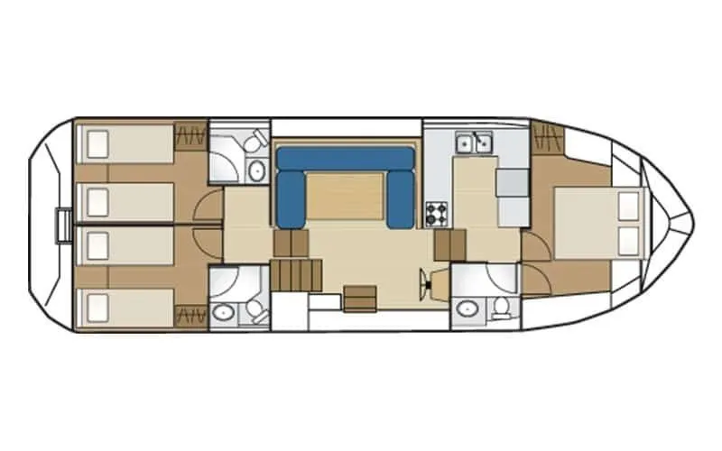 12.93m Agde Boat Hire