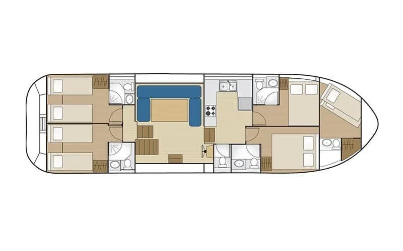 Rent a 14.96m Boat in Agde