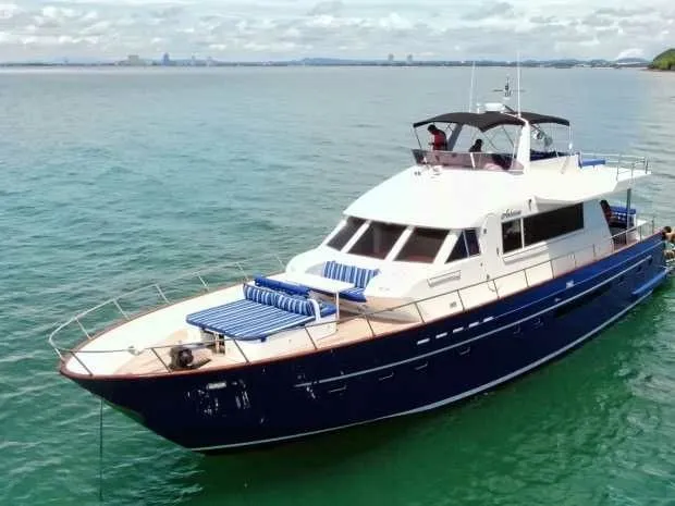 Explore Pattaya Central on a 19.5m Rental Motor Yacht