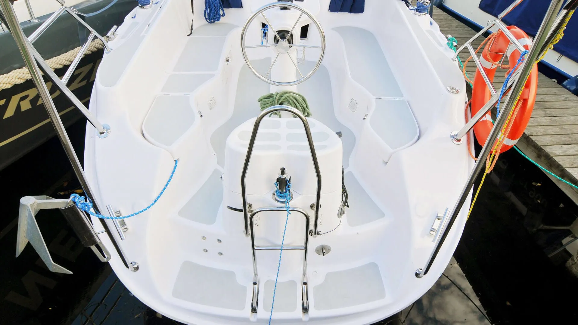 Blue Charter Boat