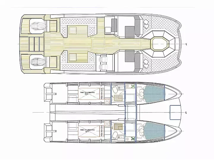 Explore Trogir on a 11.71m Rental Power Catamaran