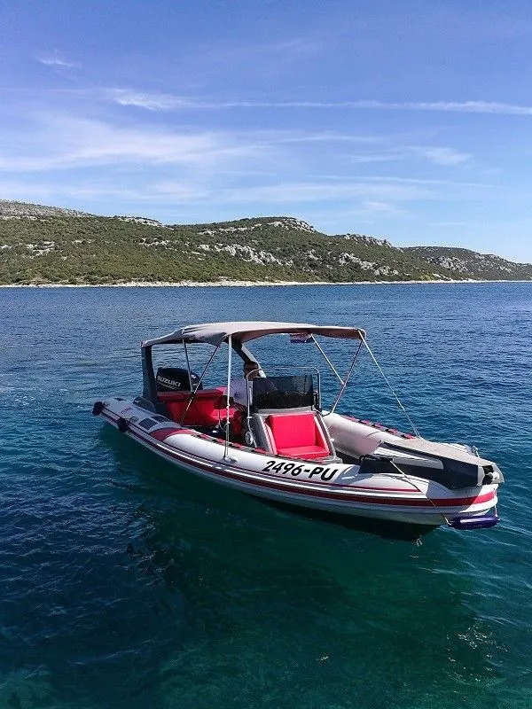 Explore Trogir on a 7.5m Rental Motor Boat Tiger Marine 750