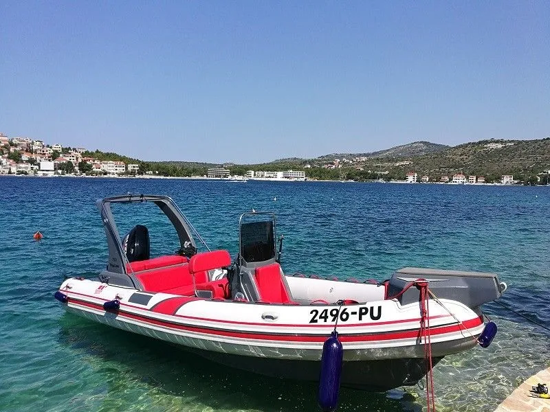 Explore Trogir on a 7.5m Rental Motor Boat Tiger Marine 750