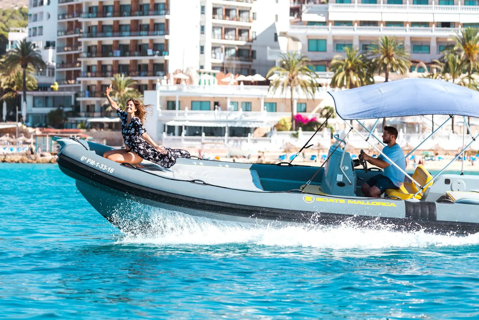 Rent a 7.6m Motor Boat Tokio 760 in Palma de Mallorca