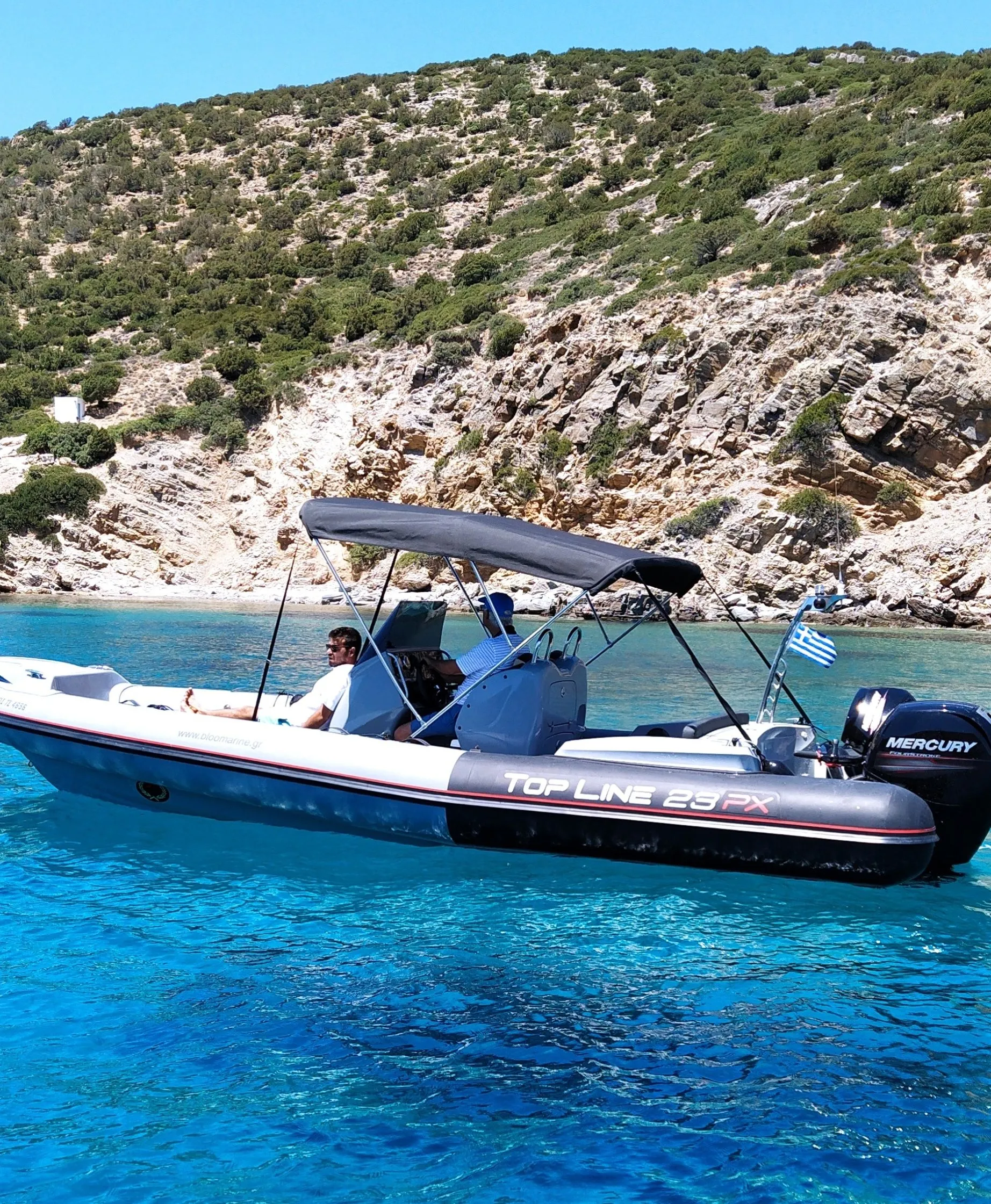 Explore Sifnos on a 7m Rental Topline PX 23