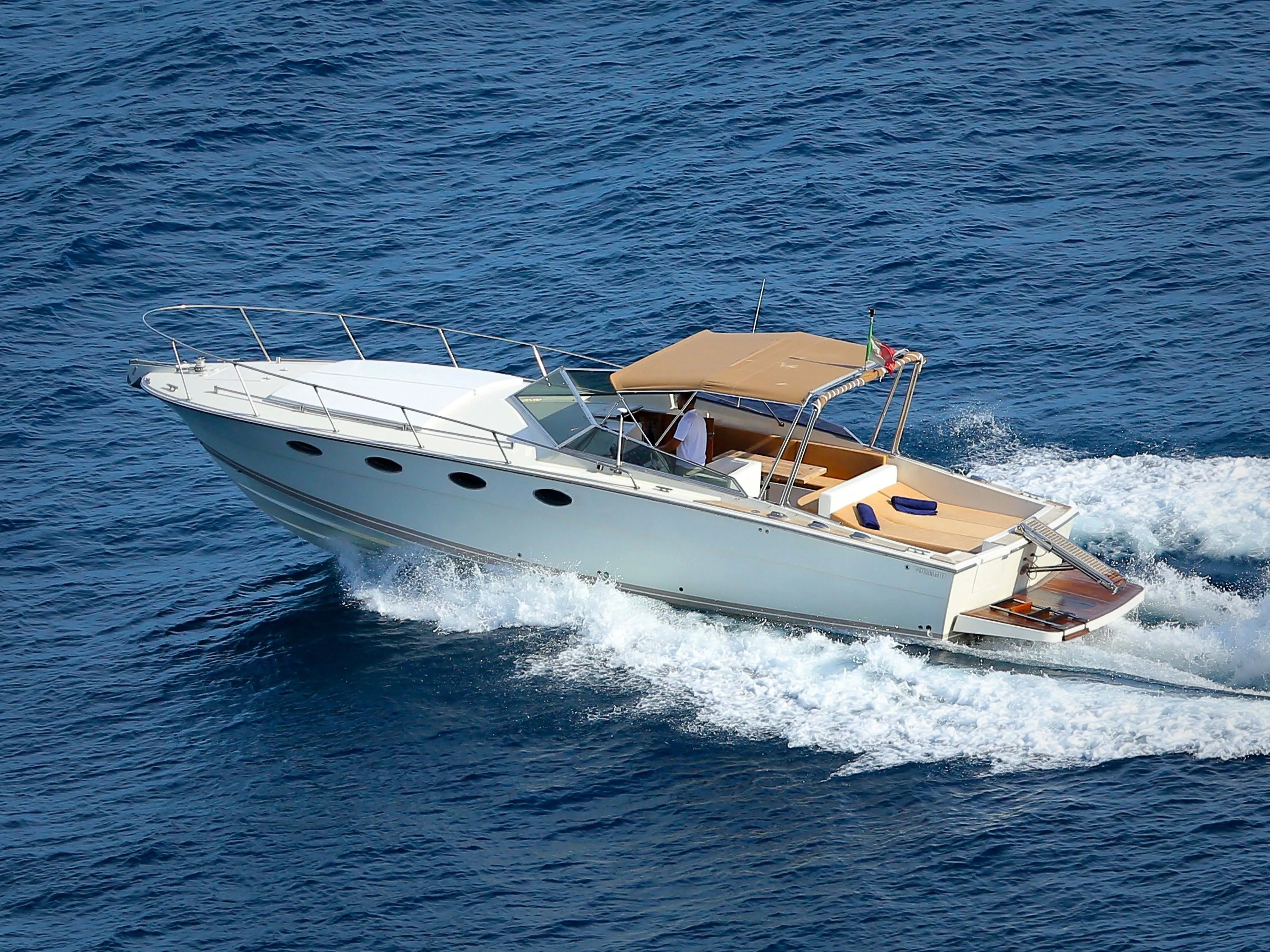 11.4m Porto Ercole Tornado 38 Motor Yacht Hire