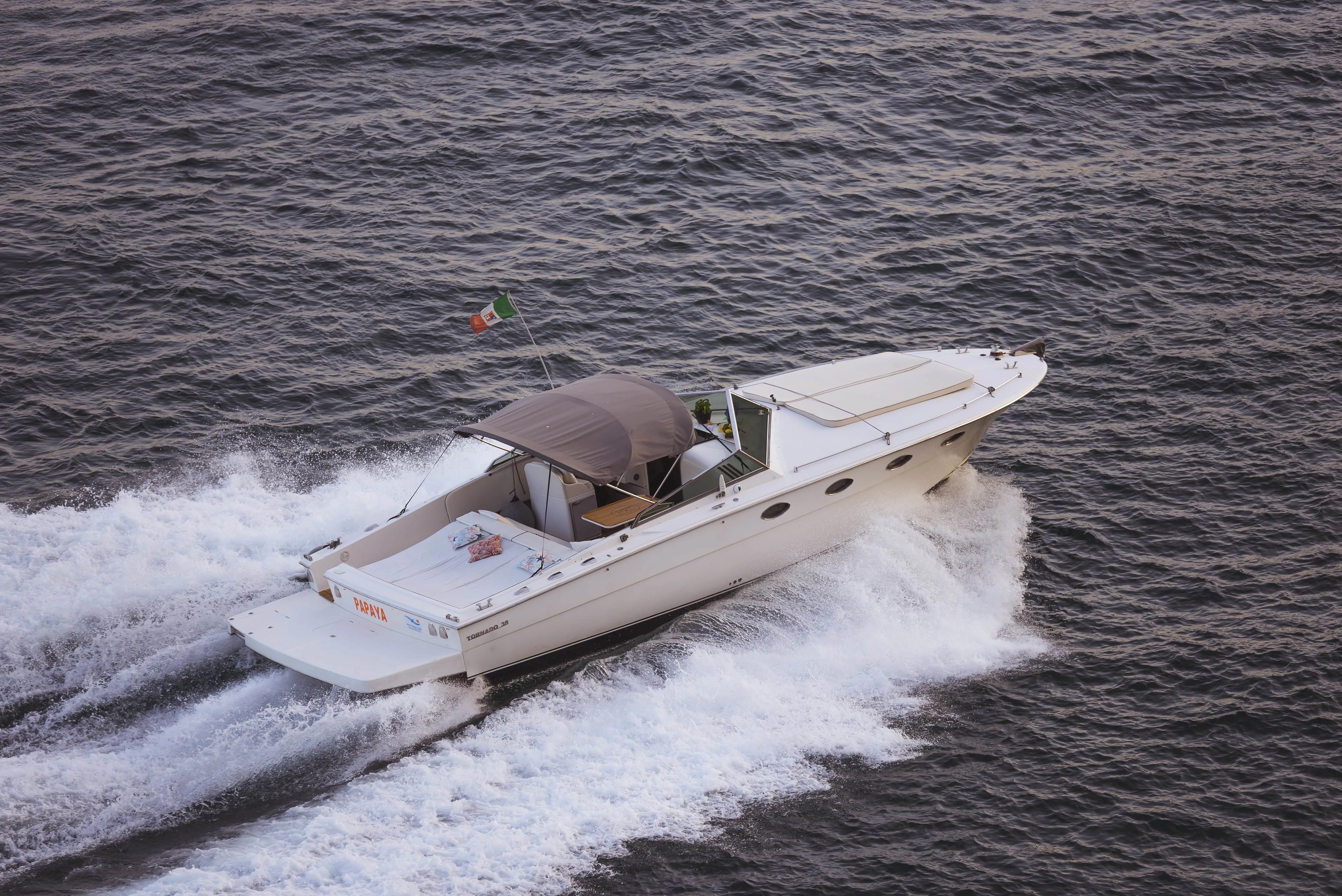 Explore Maiori on a 11.7m Tornado 38 Motor Yacht Rental