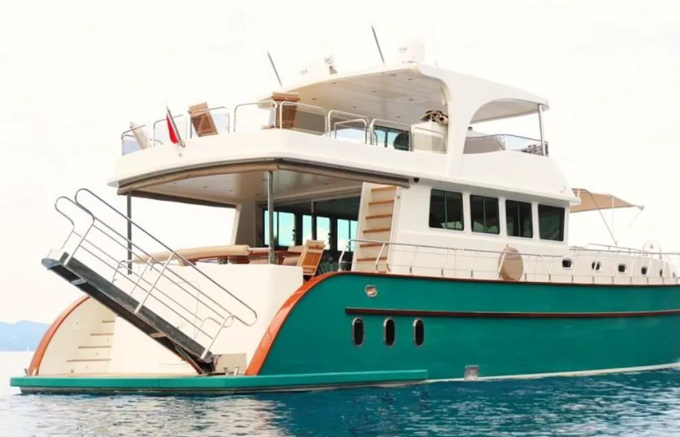 Explore Bodrum on a 20m Trawler 65 Motor Yacht Rental