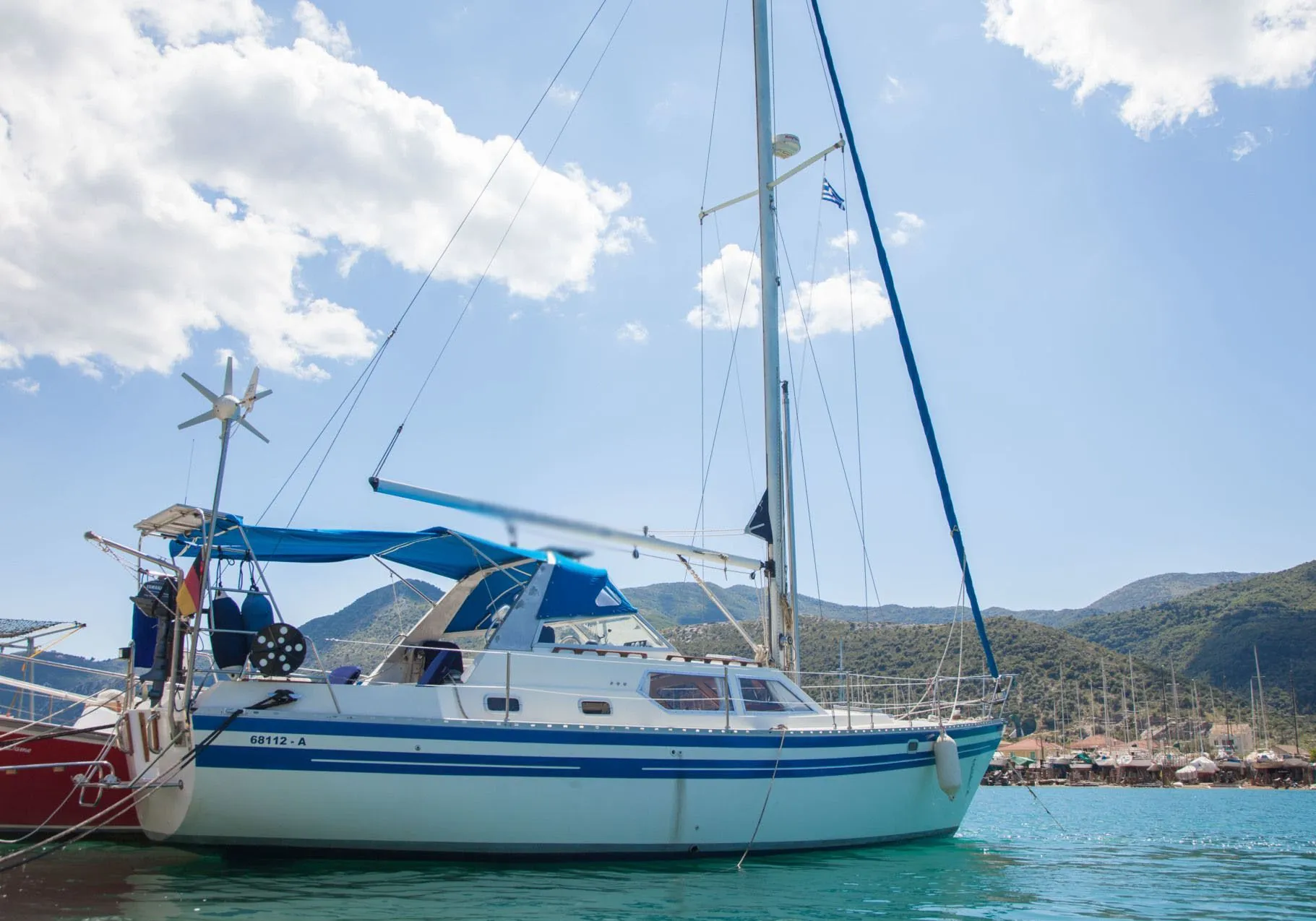 11.99m Nydri Trident Voyager 40 Sailing Yacht Hire