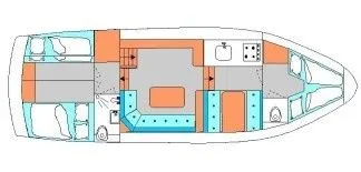 Rent a 13.1m 3 Cabin House Boat in Sneek