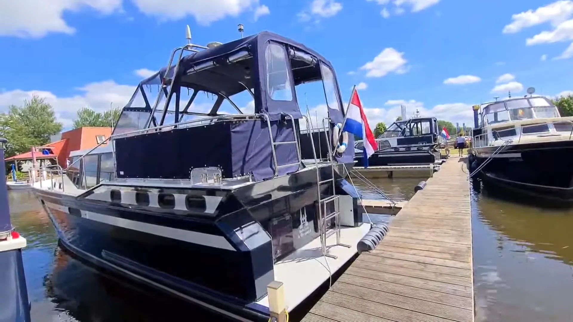 Explore Sneek on a 12.2m Rental House Boat