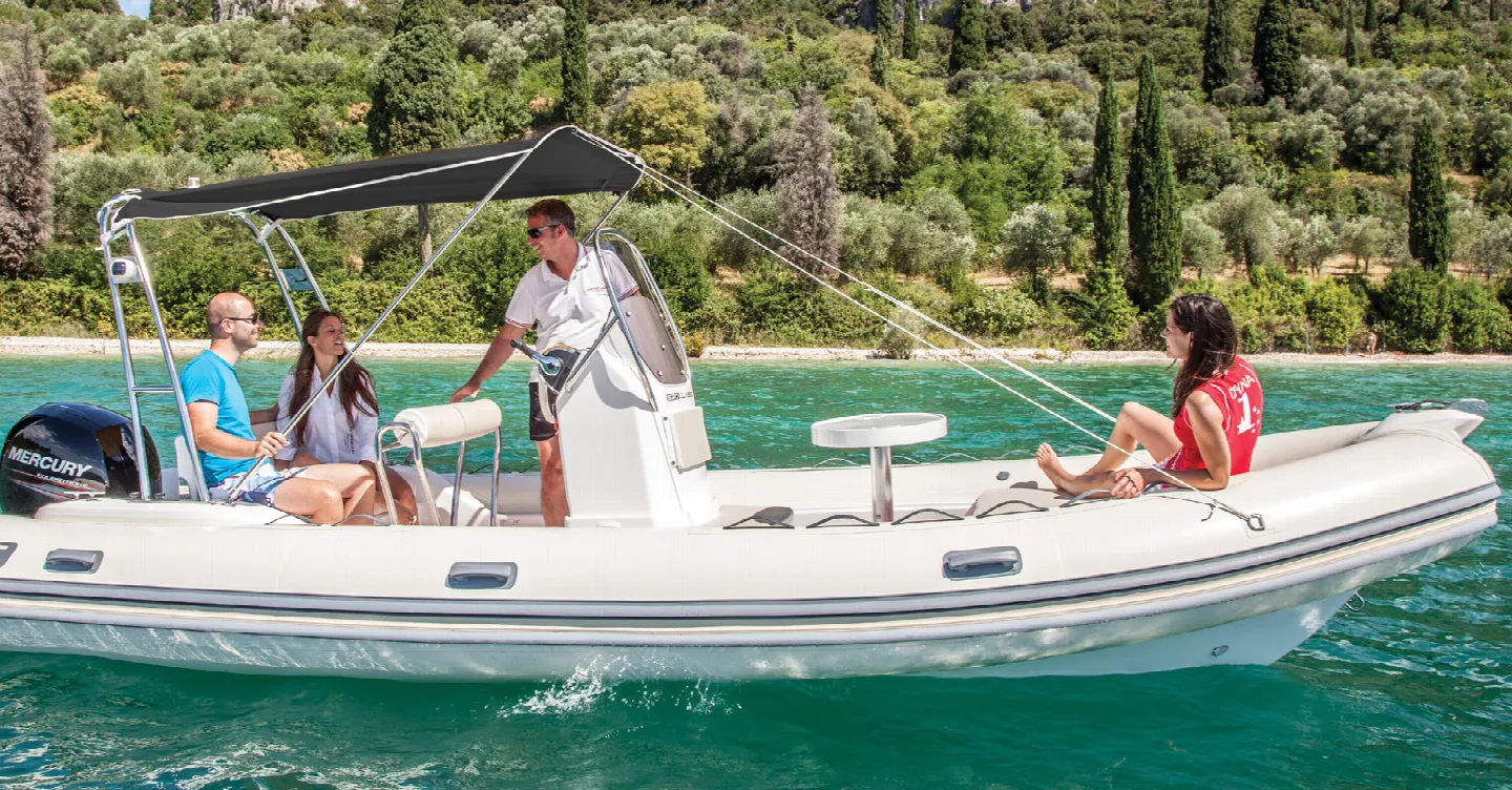 Explore Propriano on a 6.3m Rental Motor Boat Valiant 630