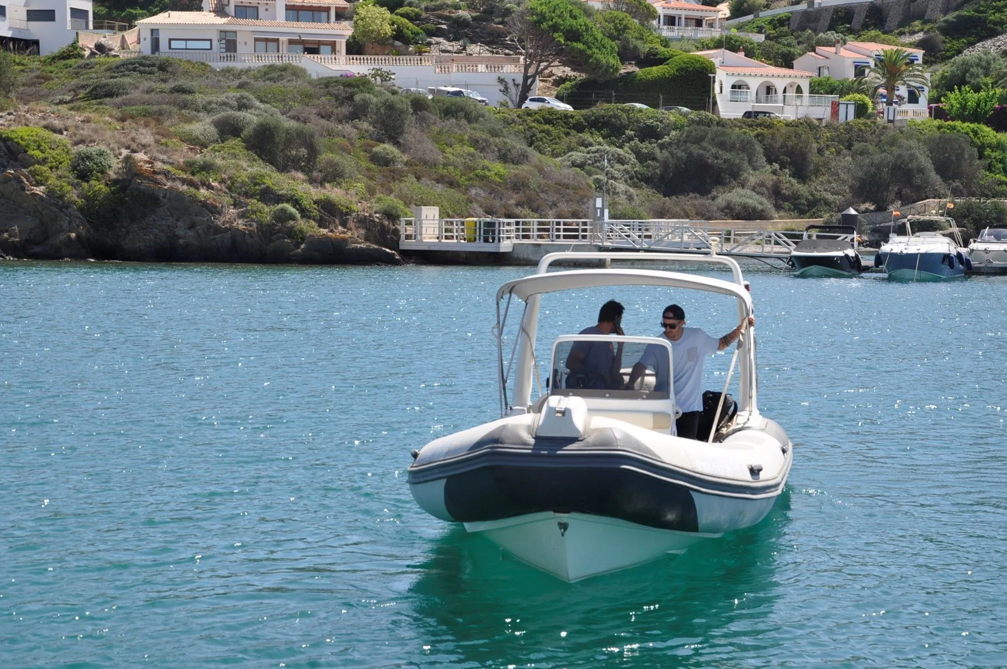 Explore Mahón on a 7.5m Rental Motor Boat