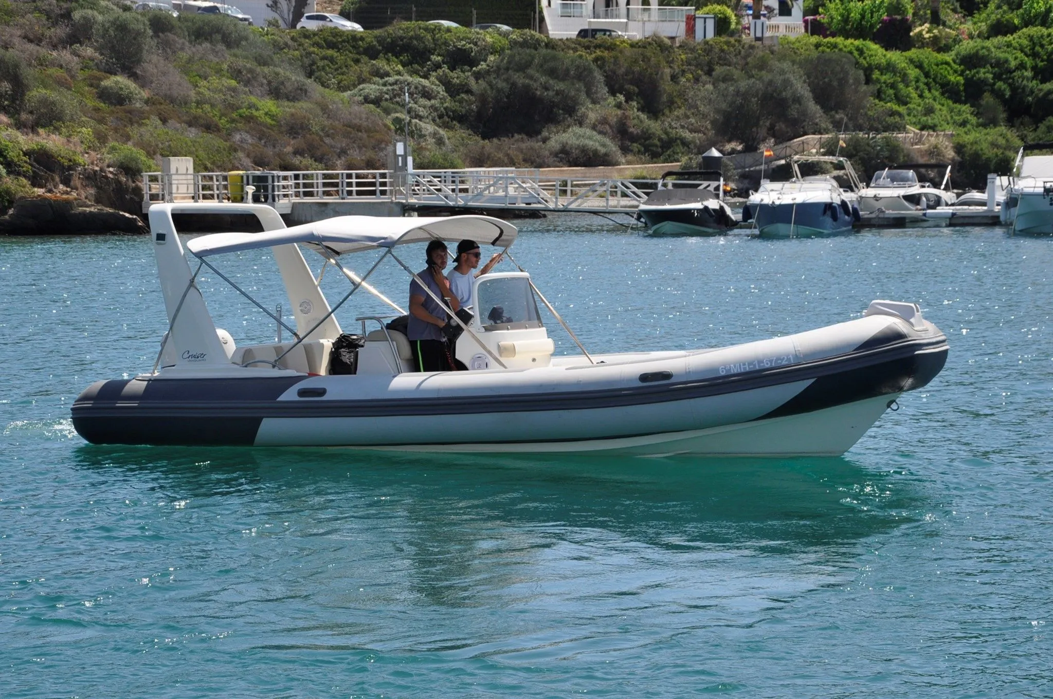 Explore Mahón on a 7.5m Rental Motor Boat