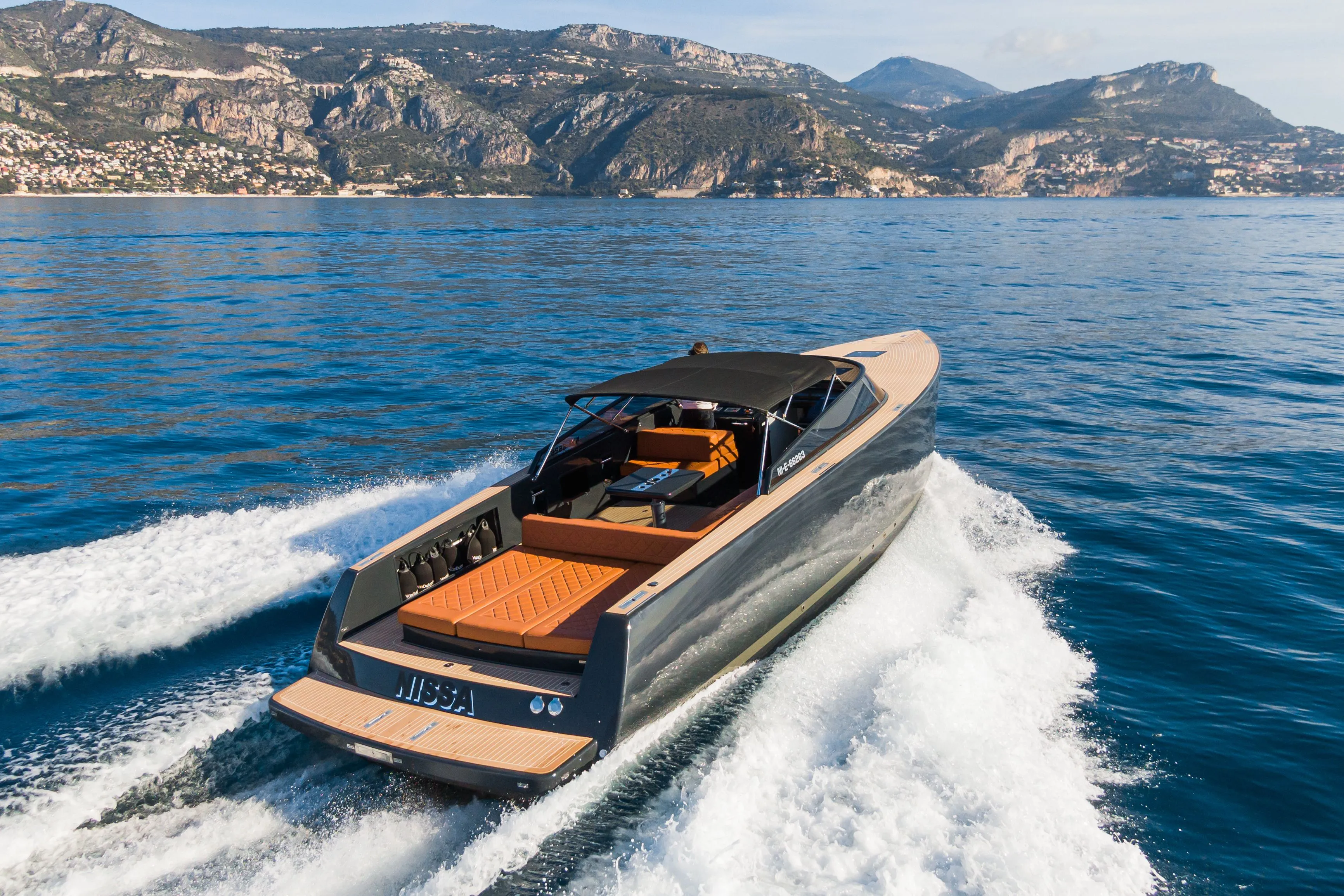 Explore Saint-Jean-Cap-Ferrat on a 12.08m Rental Motor Yacht