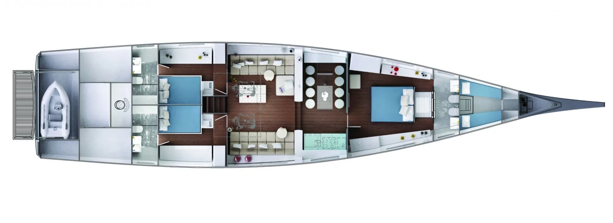 Rent a 23.6m Sailing Yacht Vismara 80 in Saint-Tropez