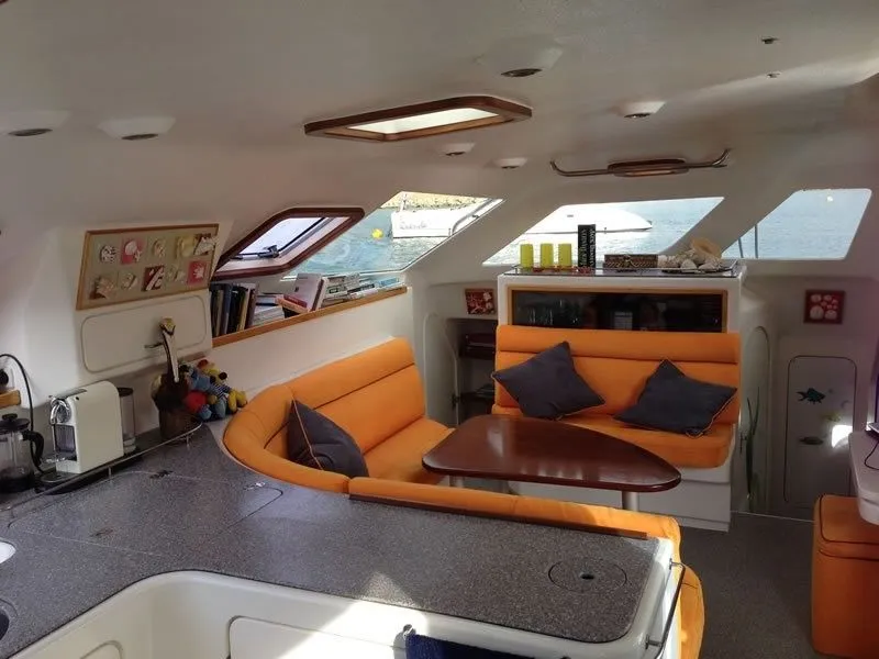 Explore Port d'Andratx on a 13.65m Voyage 440 Catamaran Rental