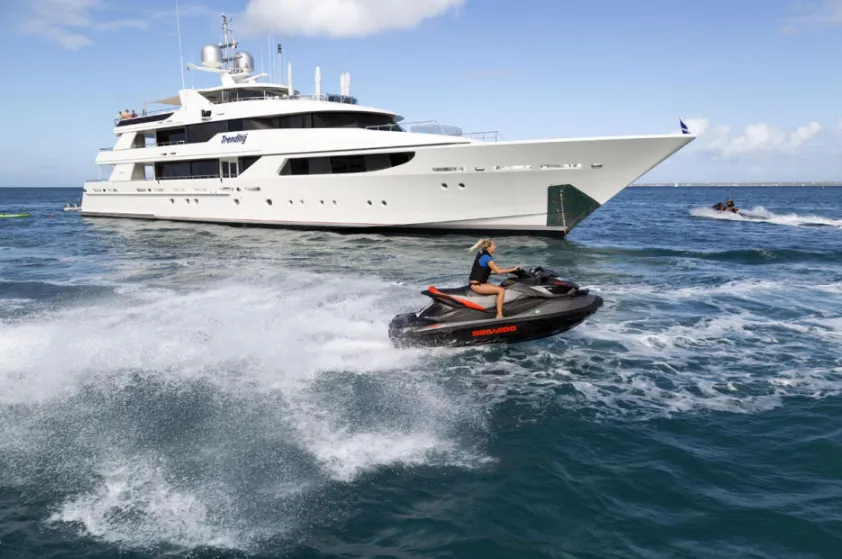 50m Downtown Nassau 6 Cabin Motor Yacht Hire