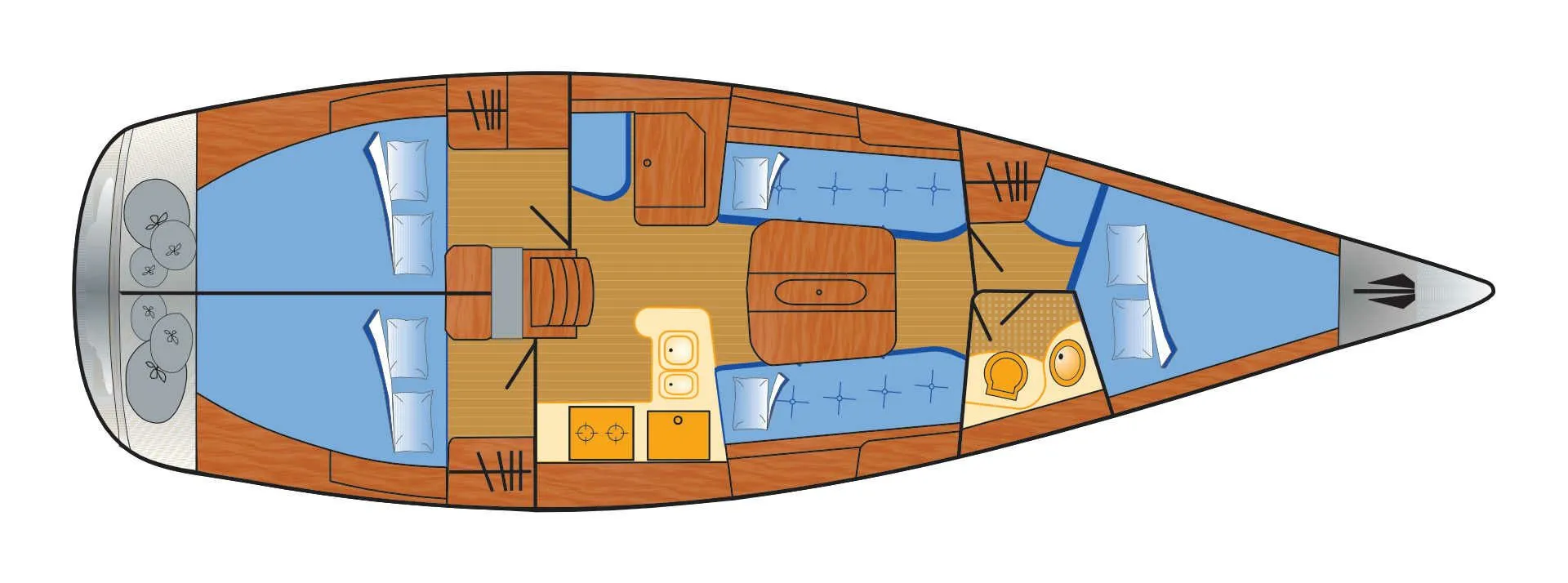 11.35m Heiligenhafen Sailing Yacht X-Yachts 37 Hire