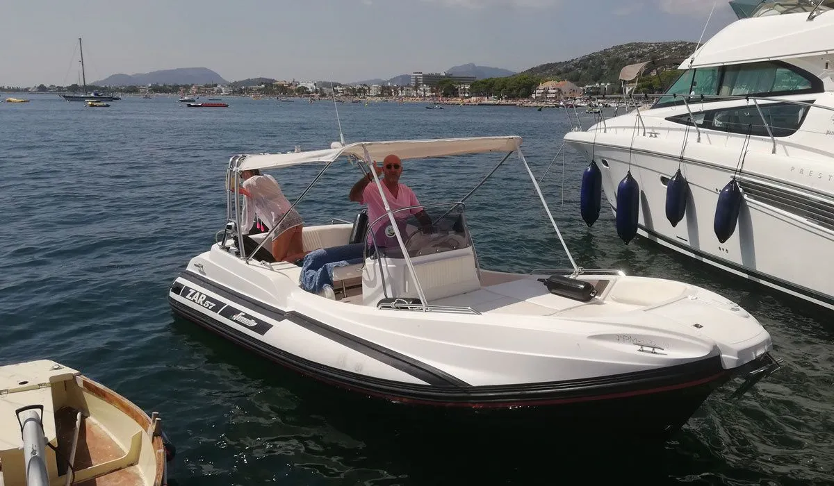 Explore Port de Pollensa on a 5.77m Rental Boat