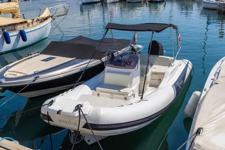 Explore Saint-Jean-Cap-Ferrat on a 6.8m Zar Mako 68 Motor Boat Rental