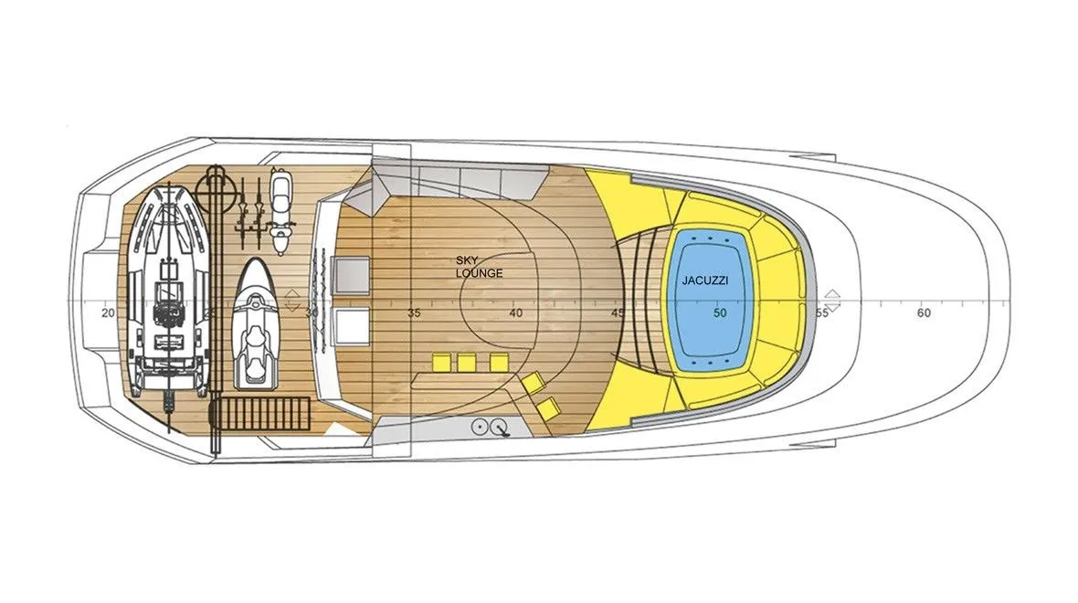 50m Saint-Laurent-du-Var Motor Yacht Hire