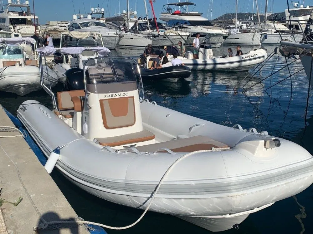 Explore Propriano on a 6.6m Rental Motor Boat Zodiac Medline 660